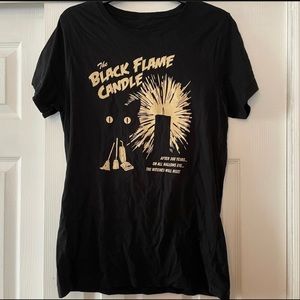 NEW Disney Hocus Pocus Black Flame Candle T-Shirt